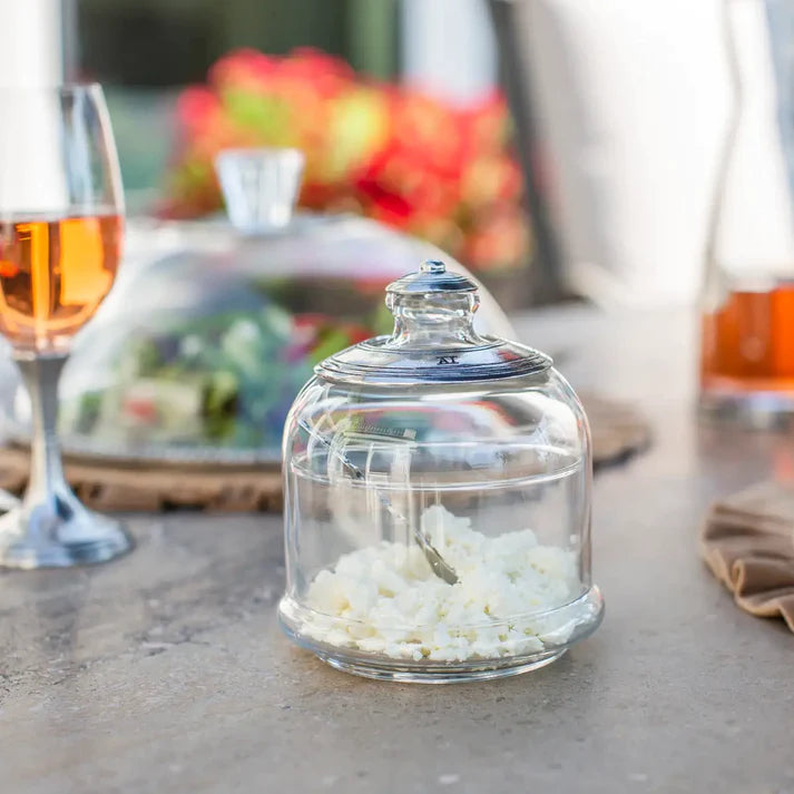 SERVING DISH GLASS WITH CLOCHE #71086