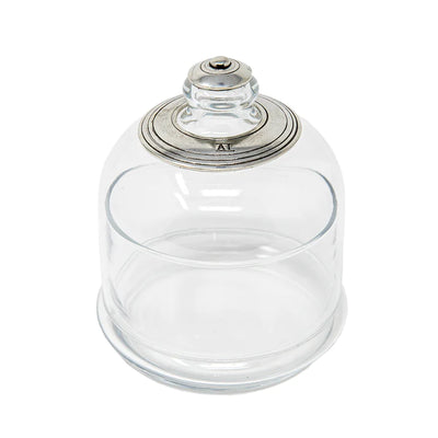 SERVING DISH GLASS WITH CLOCHE