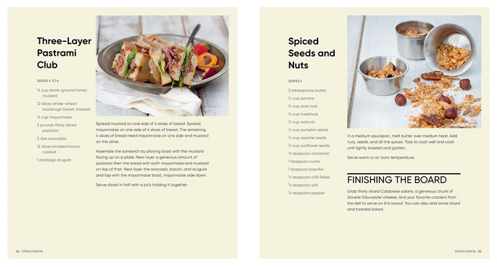 BOOK BITES ON A BOARD