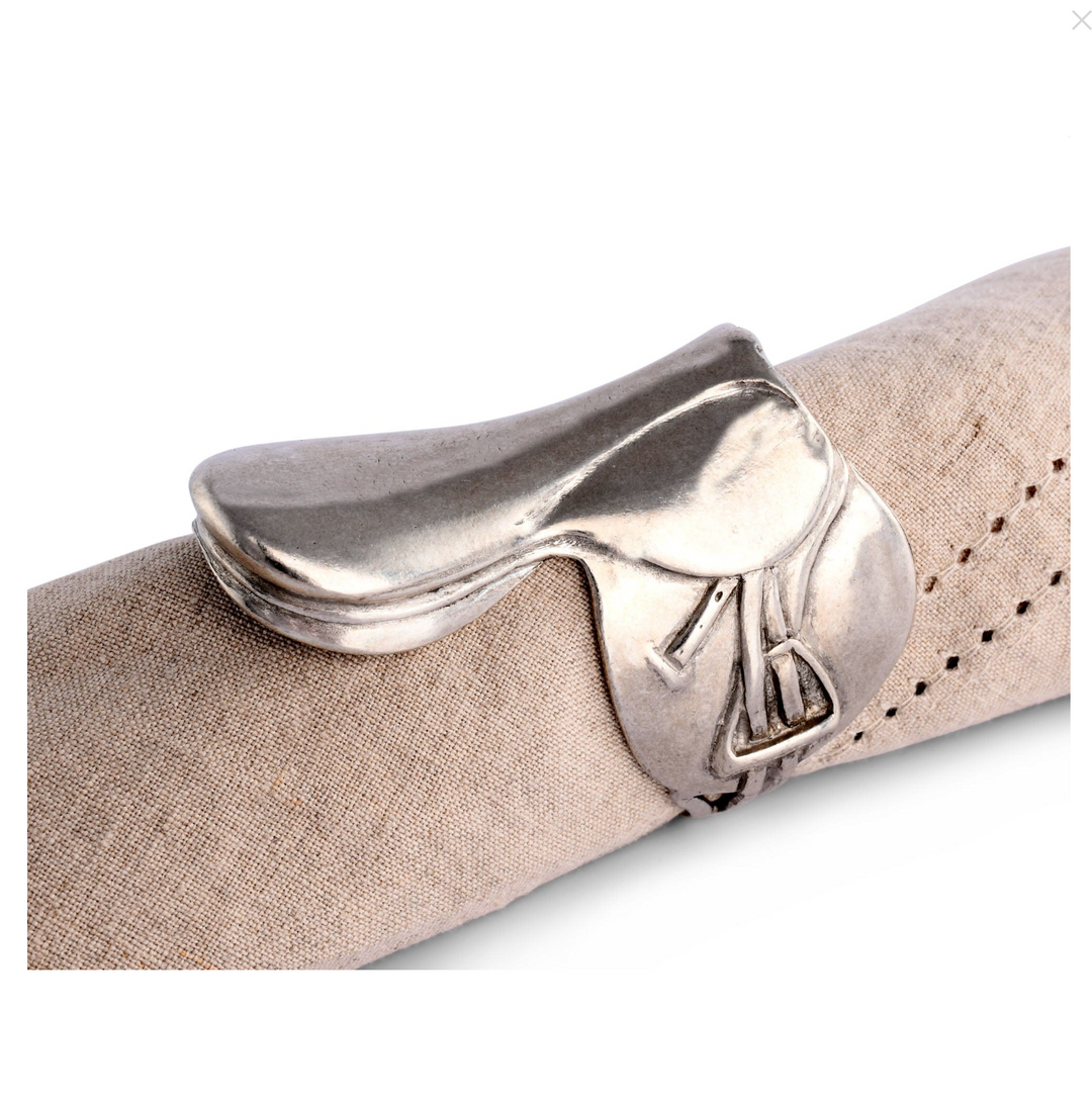 NAPKIN RING ENGLISH SADDLE