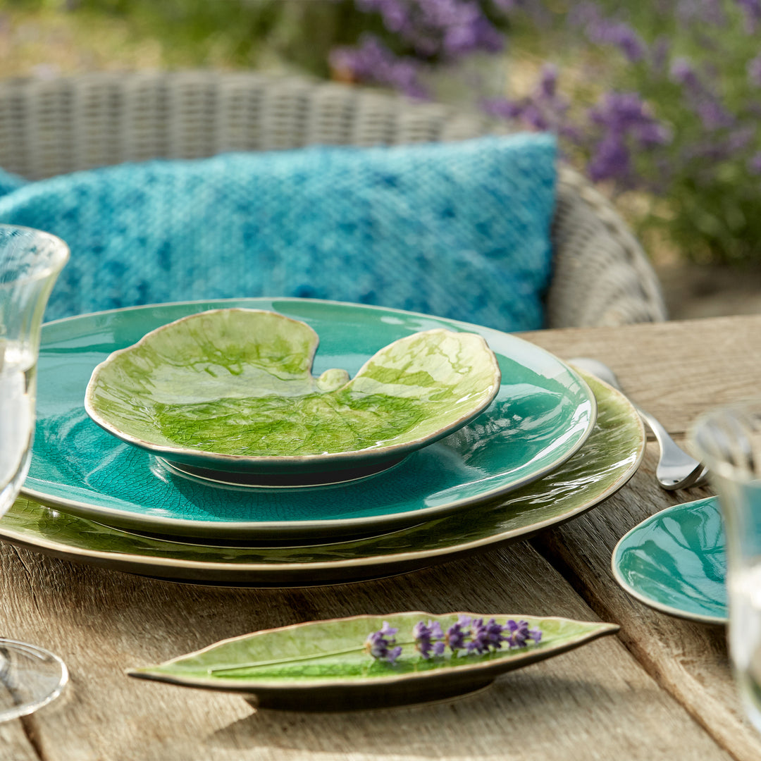 DISH ALCHEMILLE LEAF #71251