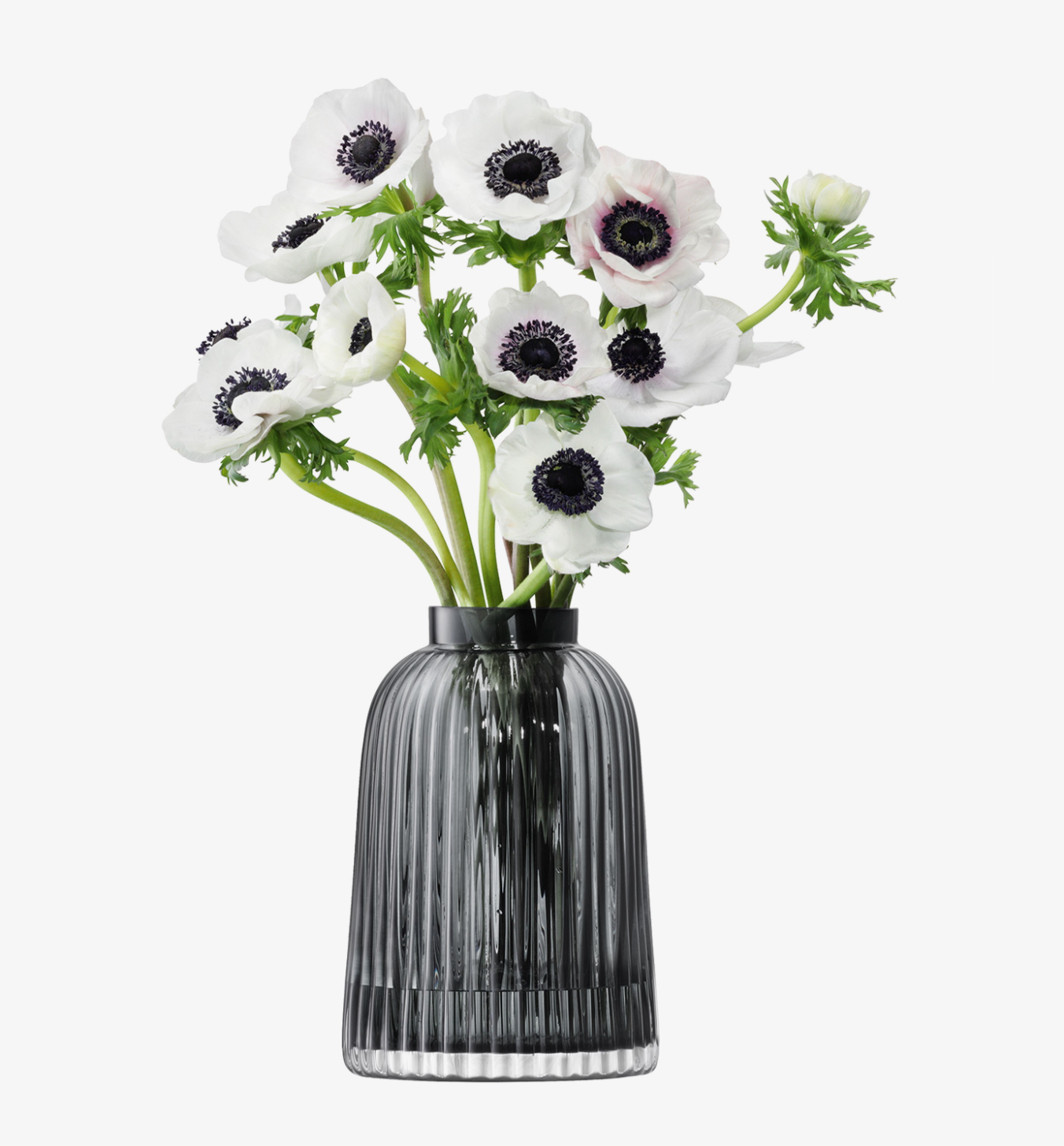 VASE GLASS GREY (Available in 2 Sizes)