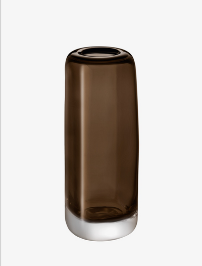VASE SOFT CUBE MUSHROOM BROWN (Available in 2 Sizes)