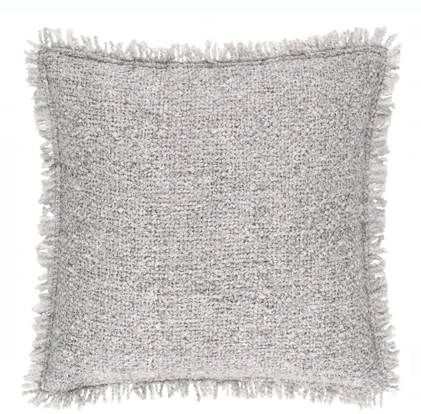PILLOW DECORATIVE INDOOR/OUTDOOR CHUNKY BOUCLE (Available in 2 Colors)