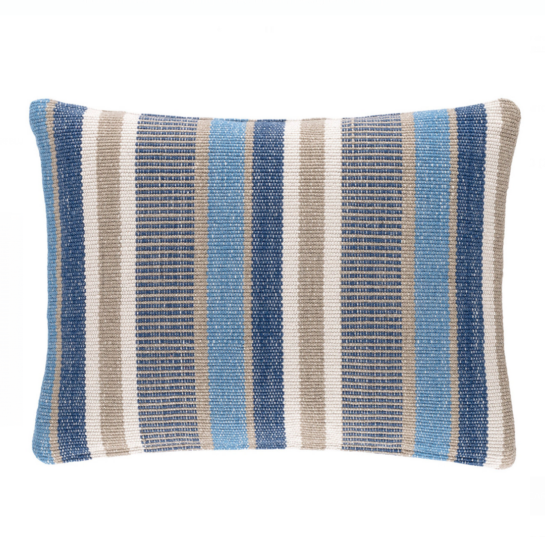PILLOW ALWAYS GREENER I/O BLUE/GREY