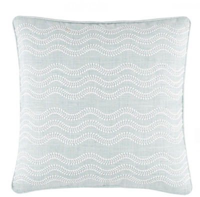 PILLOW DECORATIVE INDOOR/OUTDOOR WAVY STRIPES (Available in 2 Colors)