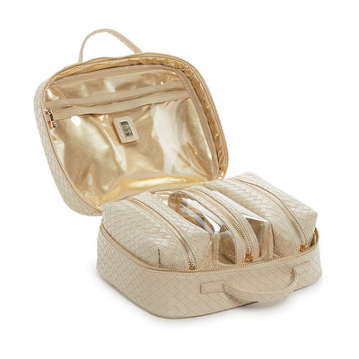 TOILETRY BAG 4-PIECE BISQUE #71605