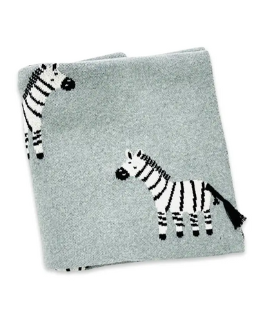 BLANKET ZEBRA JACQUARD