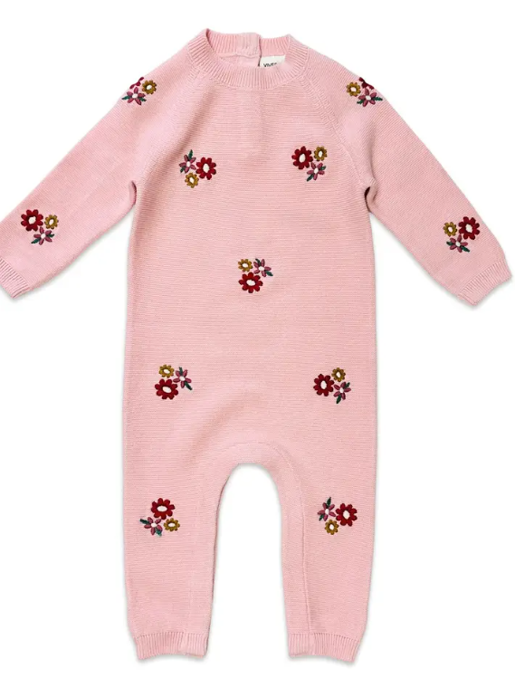 JUMPSUIT FLORAL BOUQUET PINK BLUSH