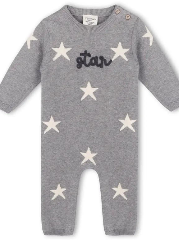 JUMPSUIT STAR HEATHER GREY