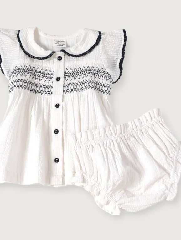 DRESS & BLOOMER SET OFF WHITE