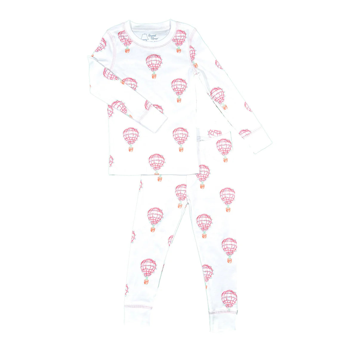 PAJAMA SET PINK AIR BALOONS (Available in 3 Sizes)