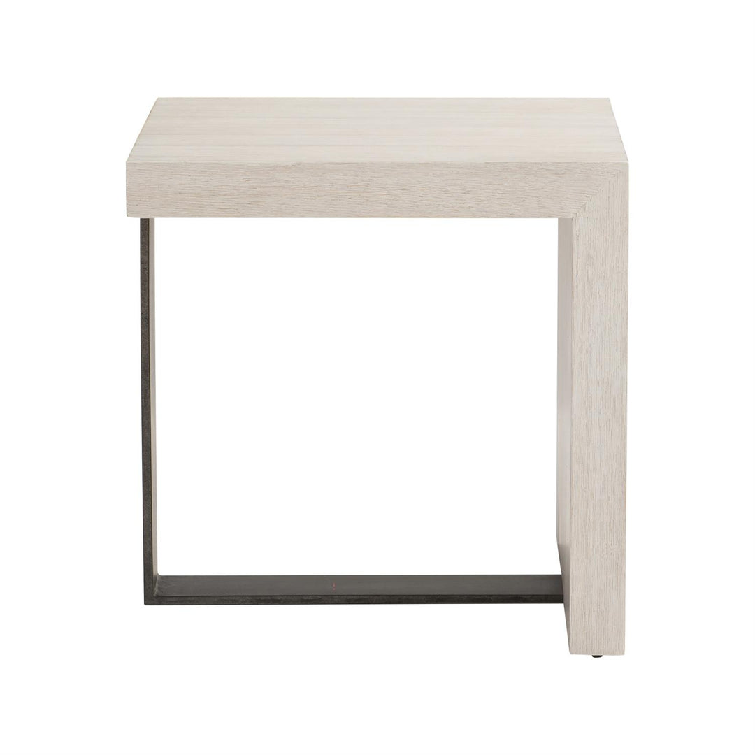SIDE TABLE WATERFALL BONE WOOD #71786