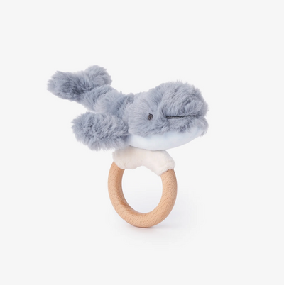 RATTLE RING WHALE SLATE BLUE