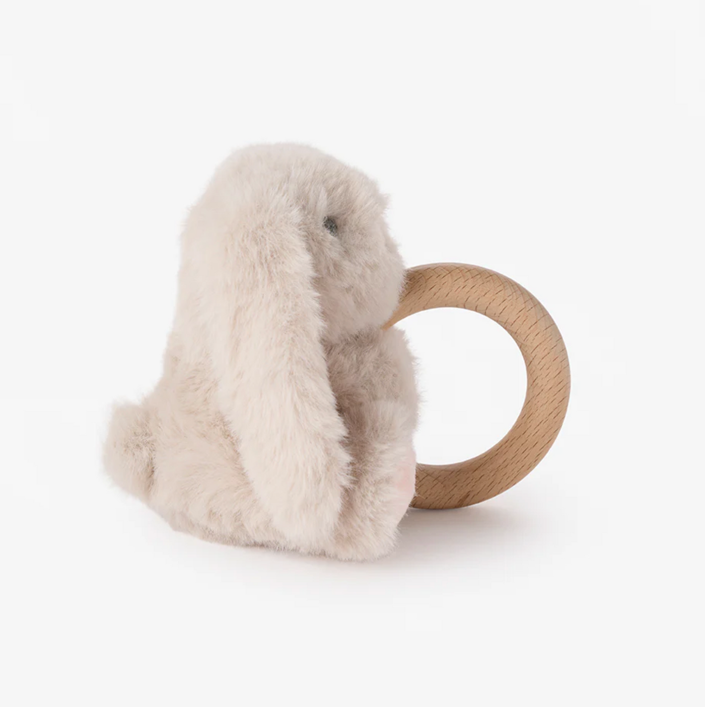 RATTLE RING BUNNY TAUPE #71799