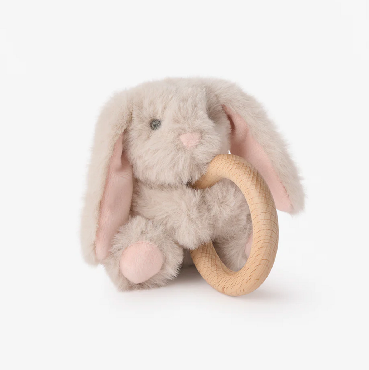 RATTLE RING BUNNY TAUPE #71799