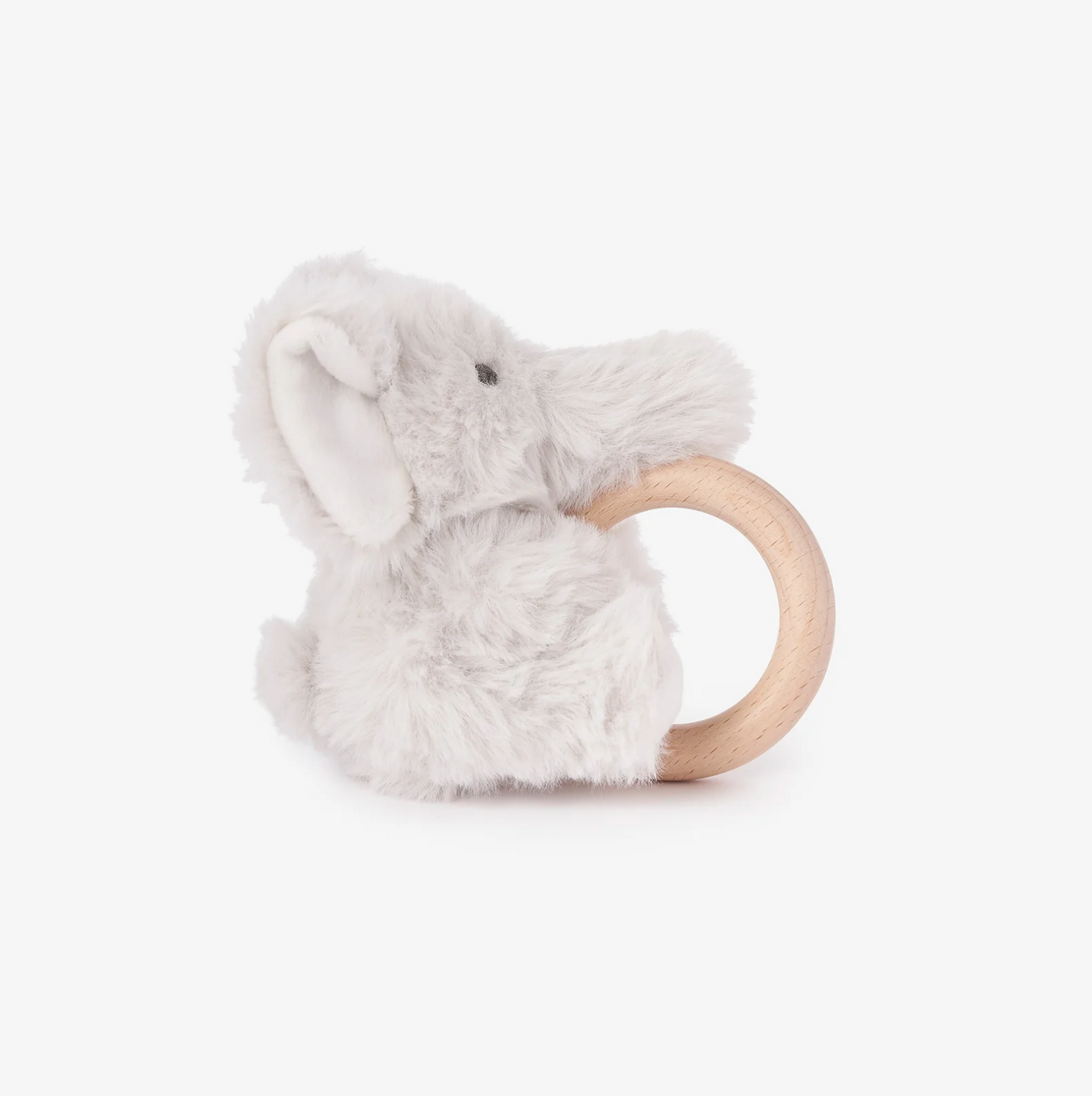 RATTLE RING ELEPHANT GRAY