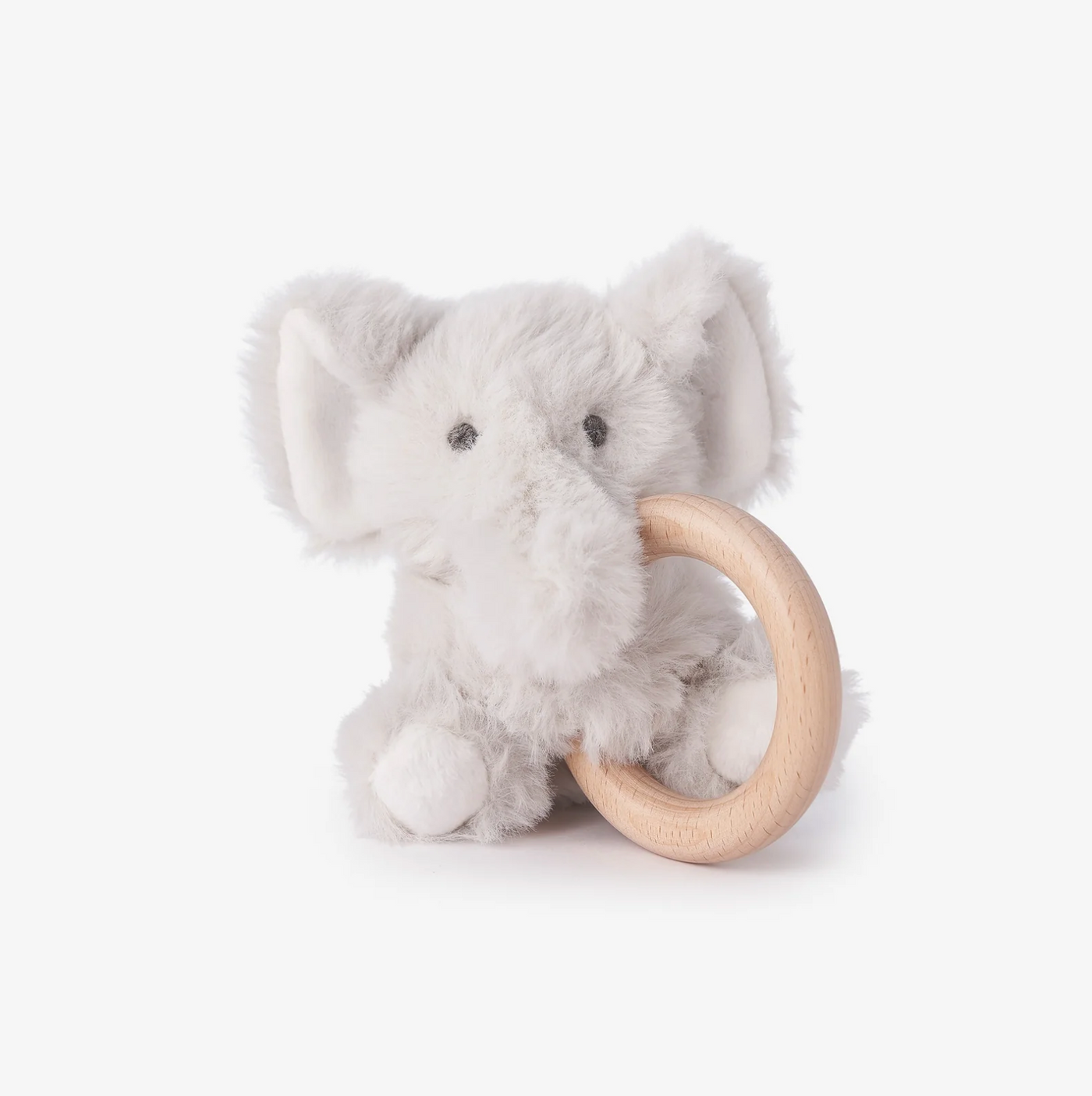 RATTLE RING ELEPHANT GRAY