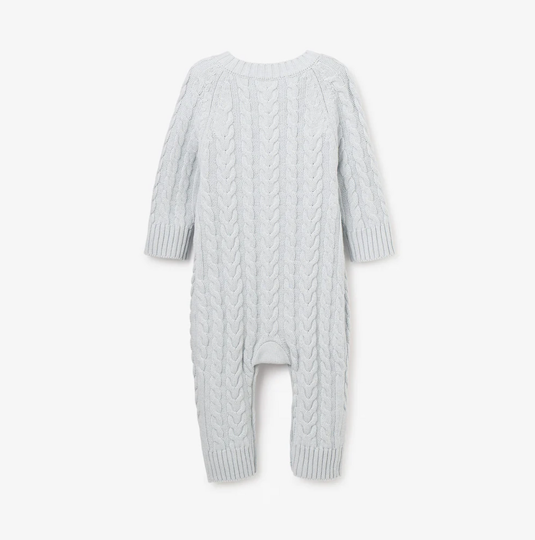 JUMPSUIT PALE BLUE CABLE