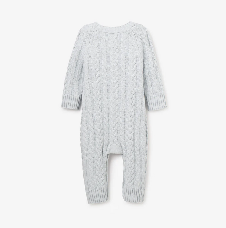 JUMPSUIT PALE BLUE CABLE