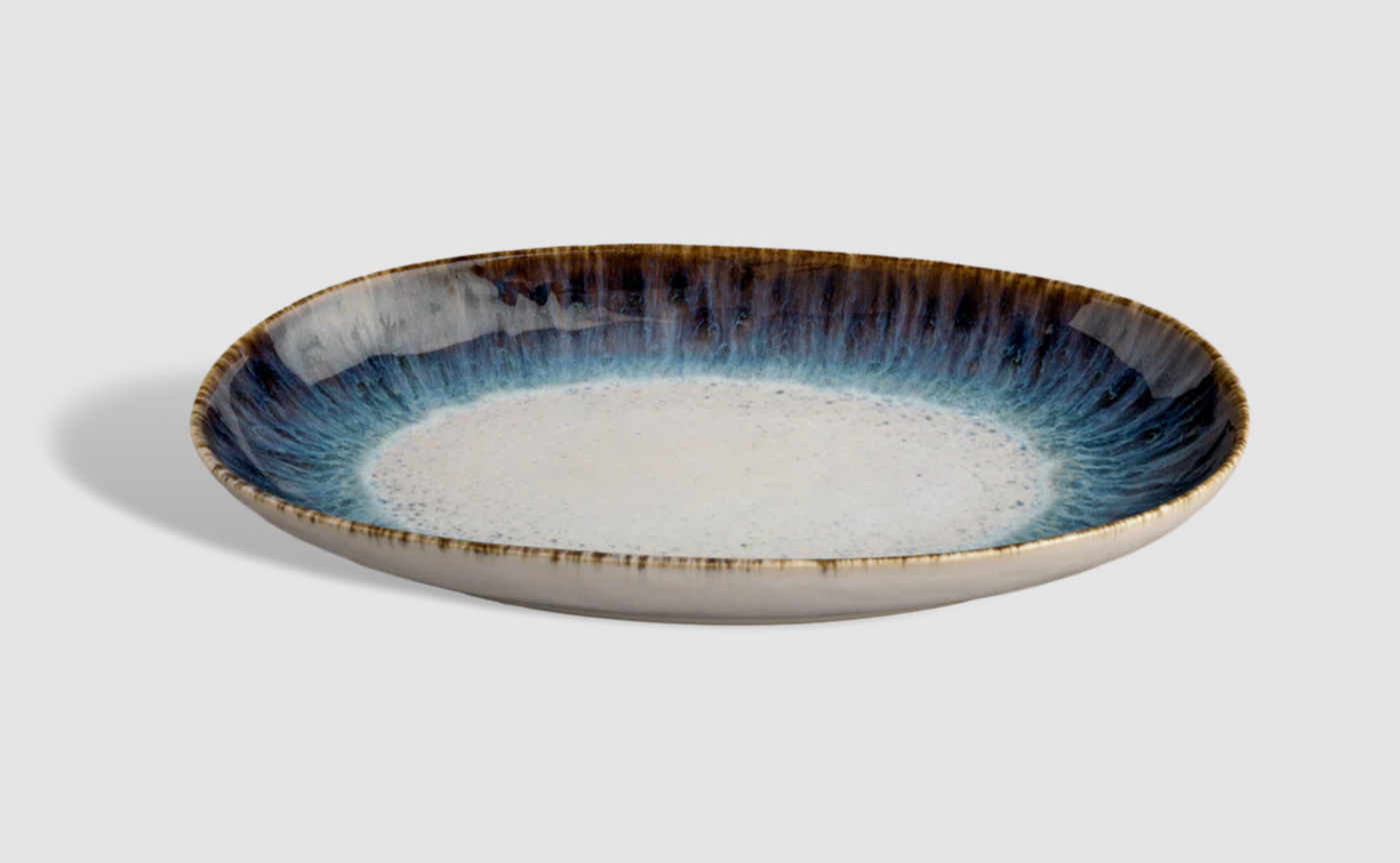 PLATTER OVAL LARGE CYPRES GROVE