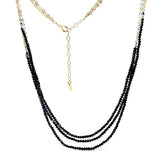 NECKLACE TRIO BLUE SAPPHIRES
