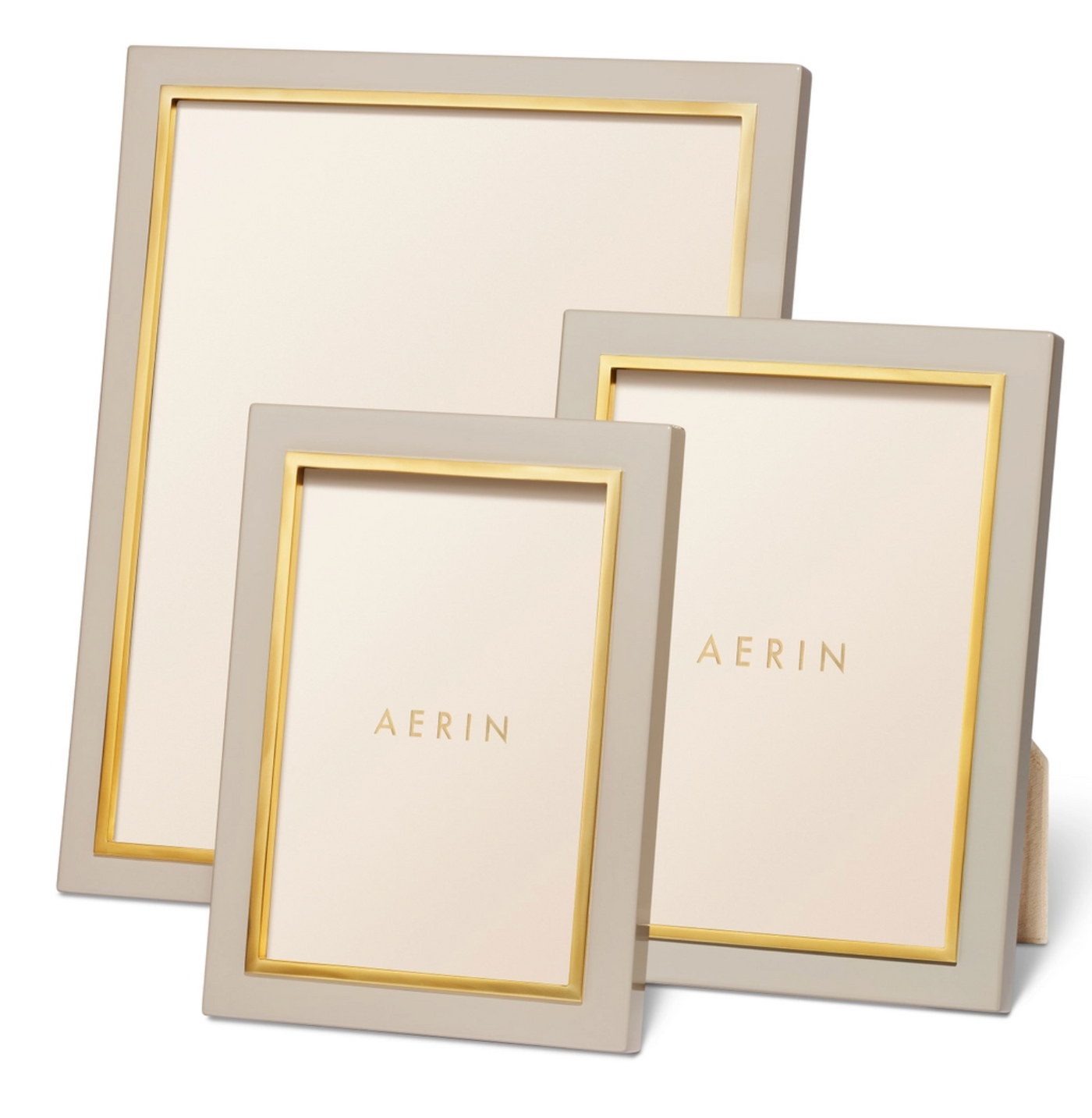 AERIN FRAME VARDA LACQUER TAUPE (Available in 3 Sizes)