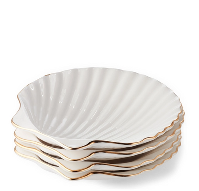 AERIN PLATE APPETIZER SHELL - SET OF 4