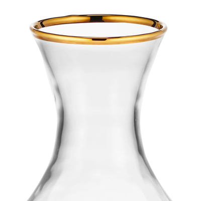 CARAFE GLASS WITH GOLD RIM SOFIA #72233