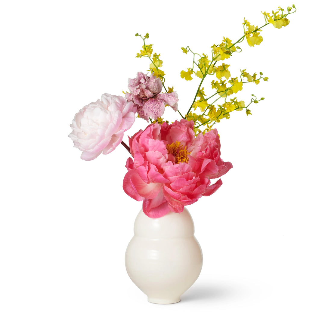 BUD VASE SANCIA GOURD GREAM #72241