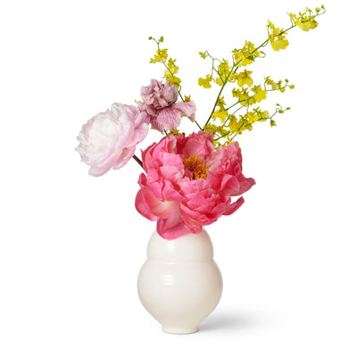 BUD VASE SANCIA GOURD GREAM #72241