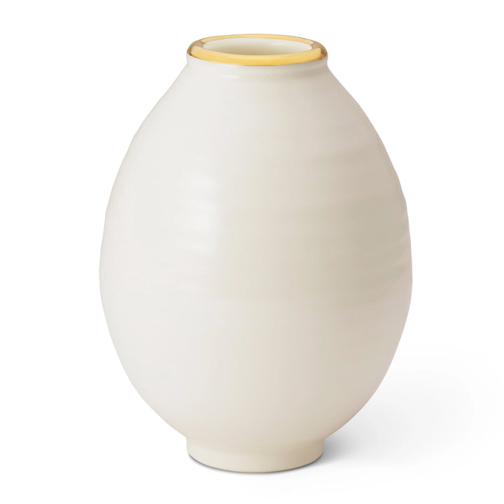 BUD VASE SANCIA OBLONG CREAM #72242