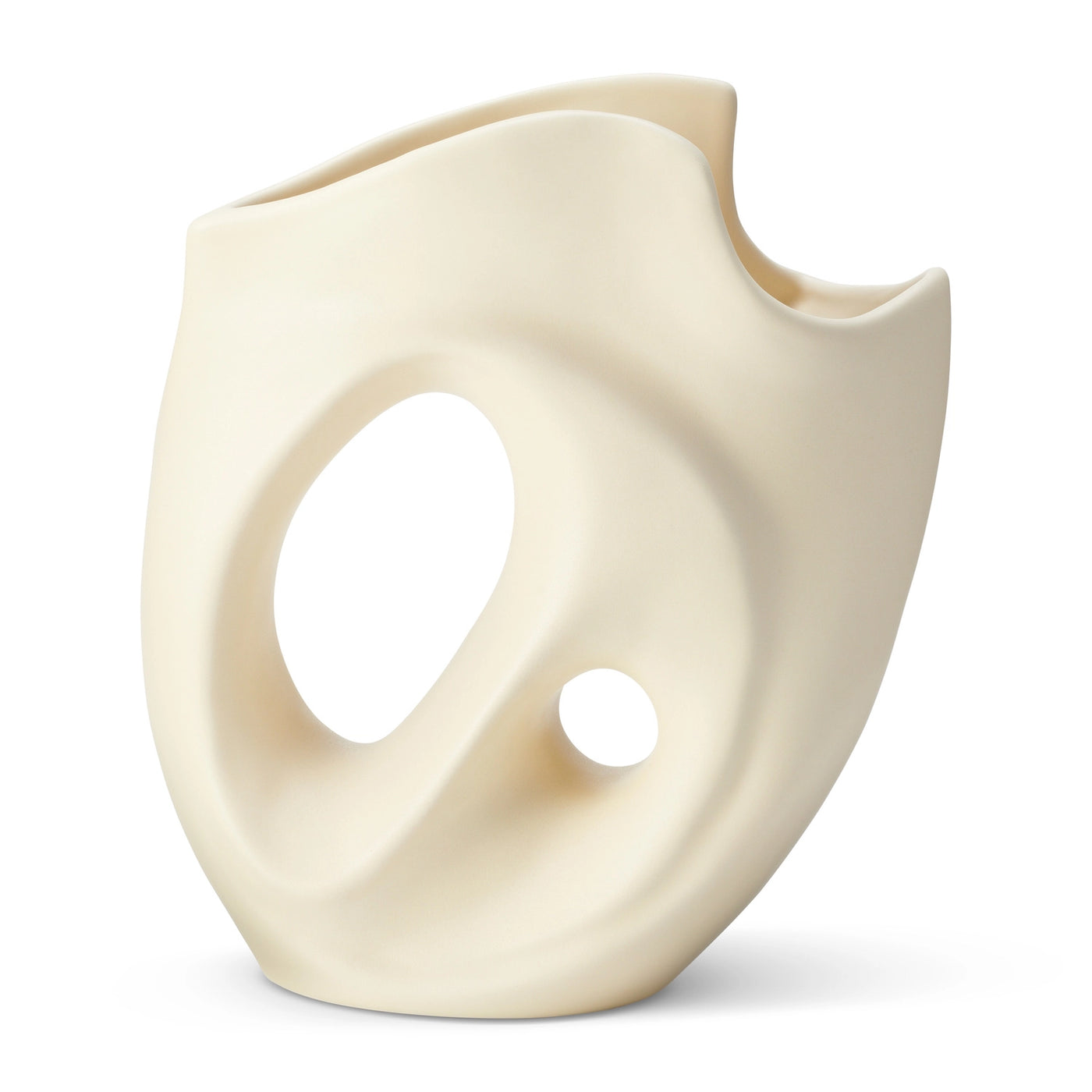 VASE PETRA MATTE CREAM #72245