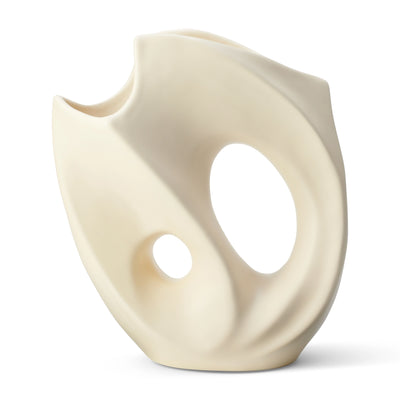 VASE PETRA MATTE CREAM #72245