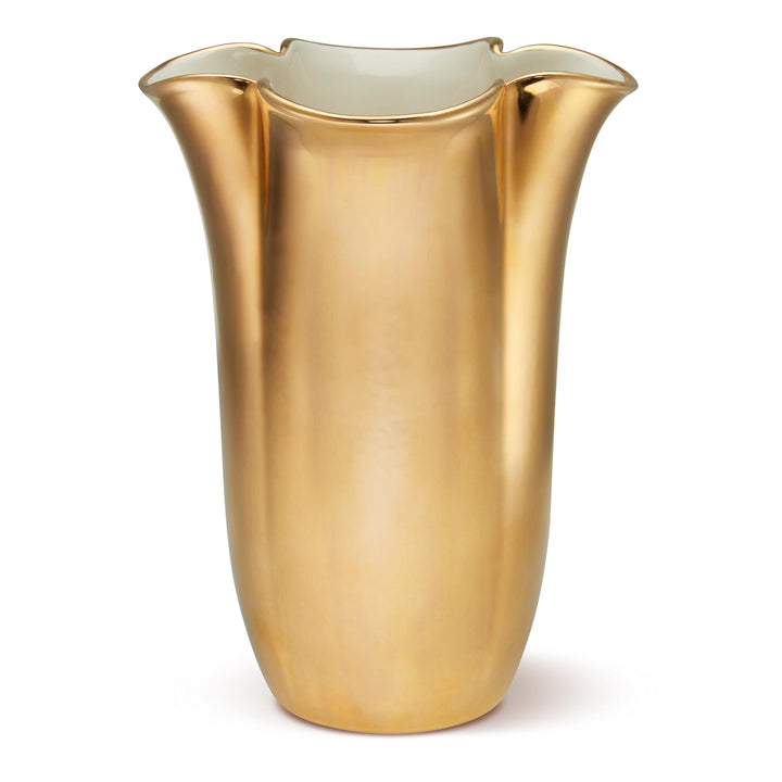VASE GILDED CLOVER TALL #72246