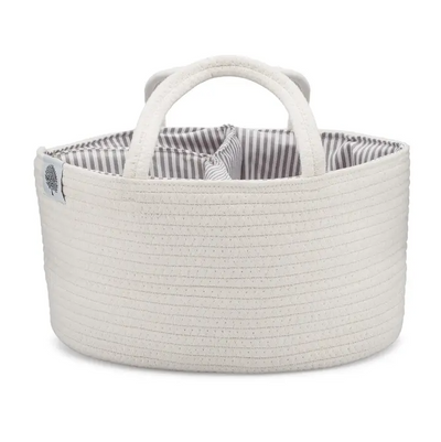 PARKER BABY CADDY DIAPER ROPE WHITE