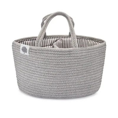 PARKER BABY CADDY DIAPER ROPE GRAY