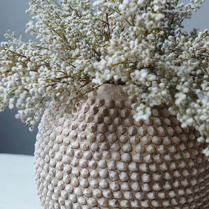 VASE POPCORN CEMENT