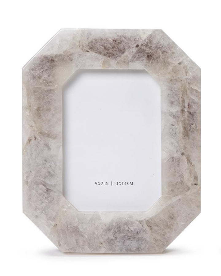 FRAME PHOTO OCTAGON WHITE QUARTZ
