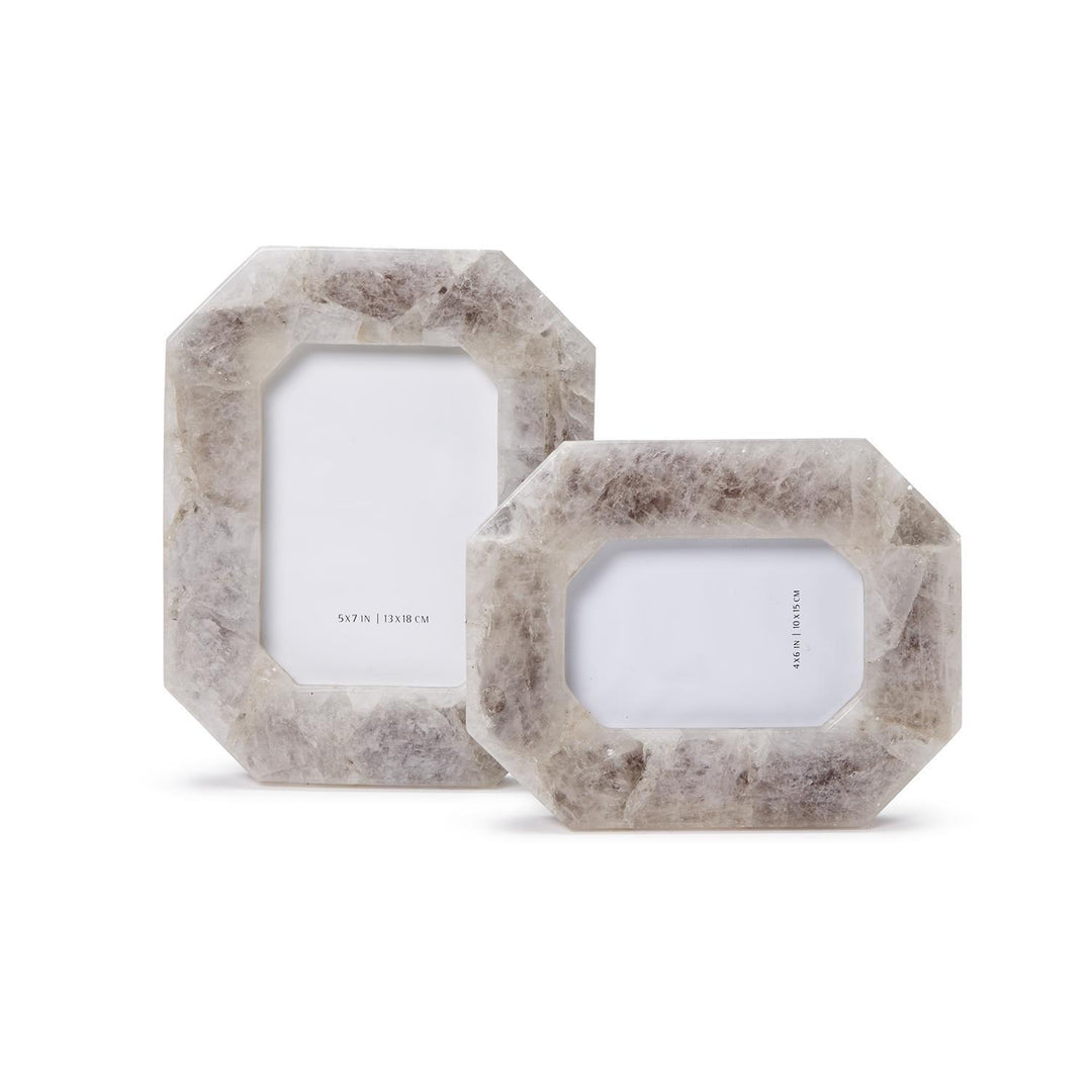 FRAME PHOTO OCTAGON WHITE QUARTZ