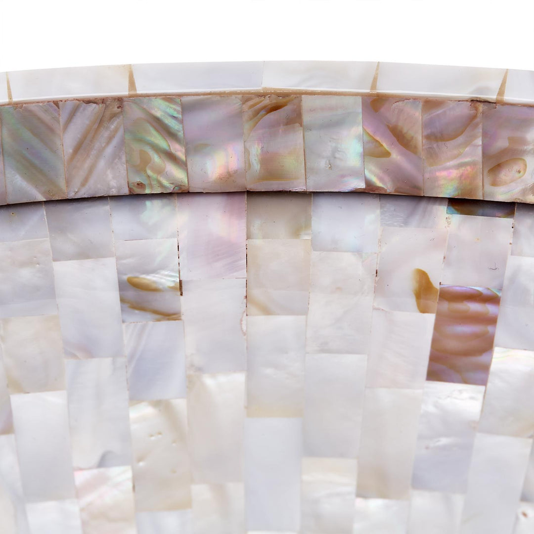 TRAY MOTHER OF PEARL ROUND #72556