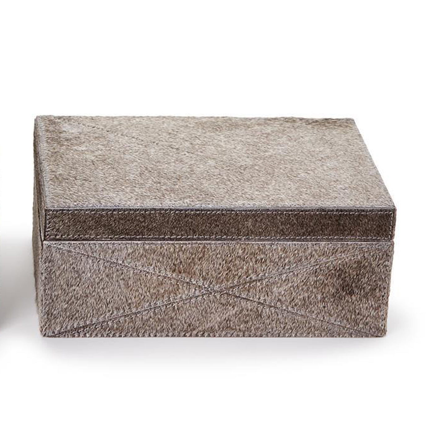 BOX COWHIDE NESTED GREY (Available in 2 Sizes)