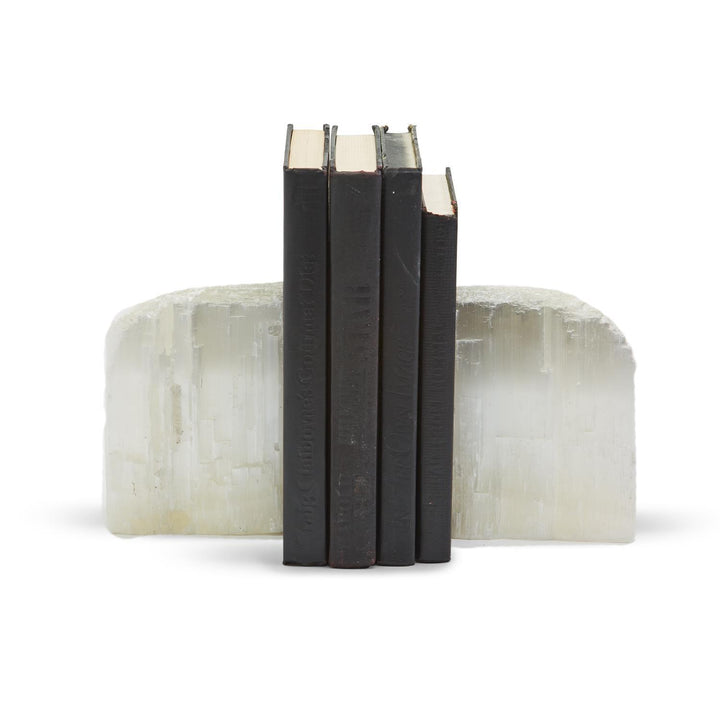 BOOKENDS SELENITE CRYSTAL - SET OF 2 #72565