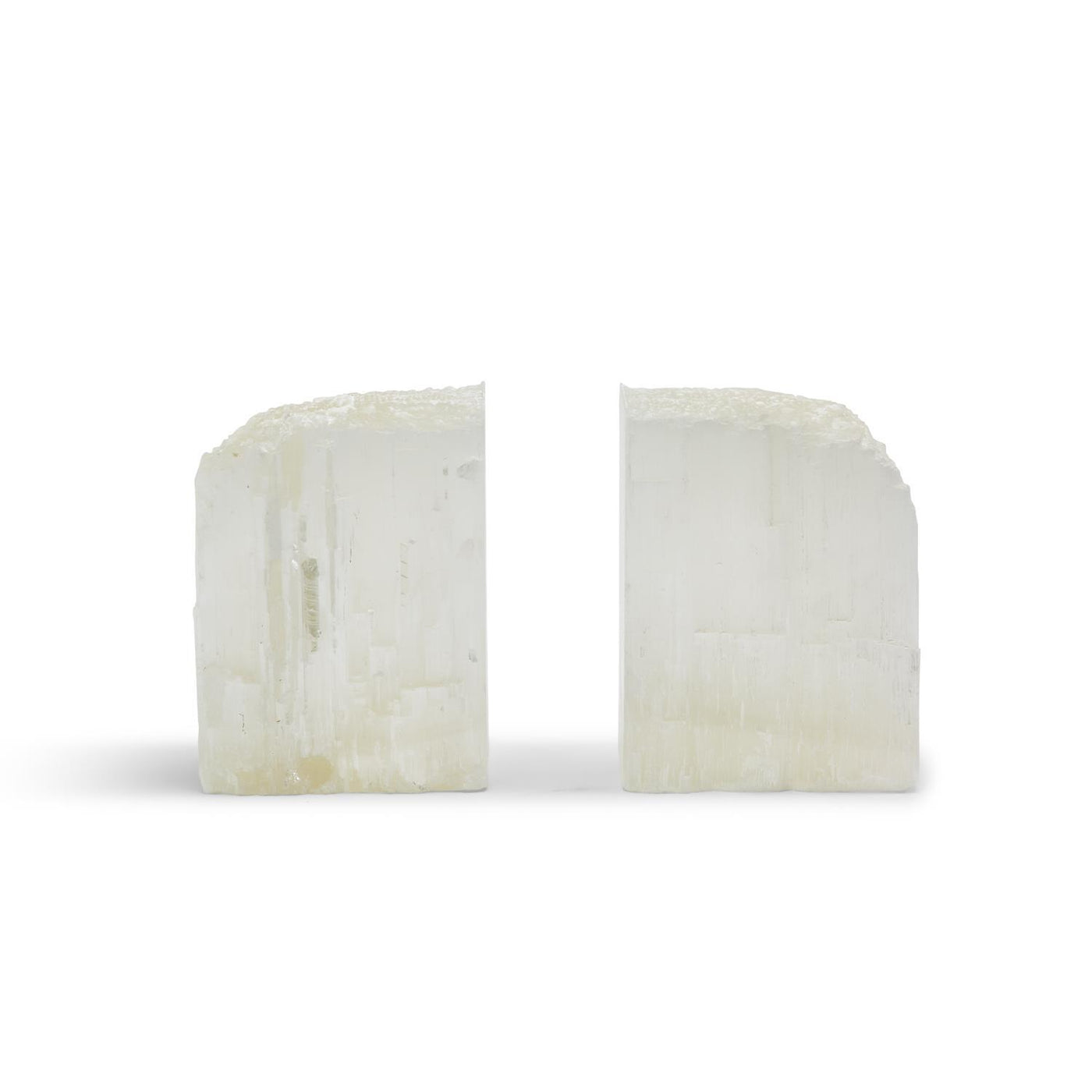 BOOKENDS SELENITE CRYSTAL - SET OF 2