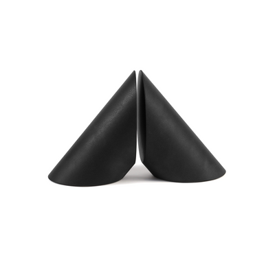 BOOKENDS JET BLACK MARBLE HONED