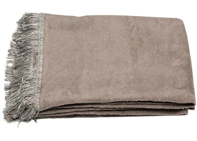 DAVID FUSSENEGGER BLANKET WITH FRINGES (Available in 3 Colors)