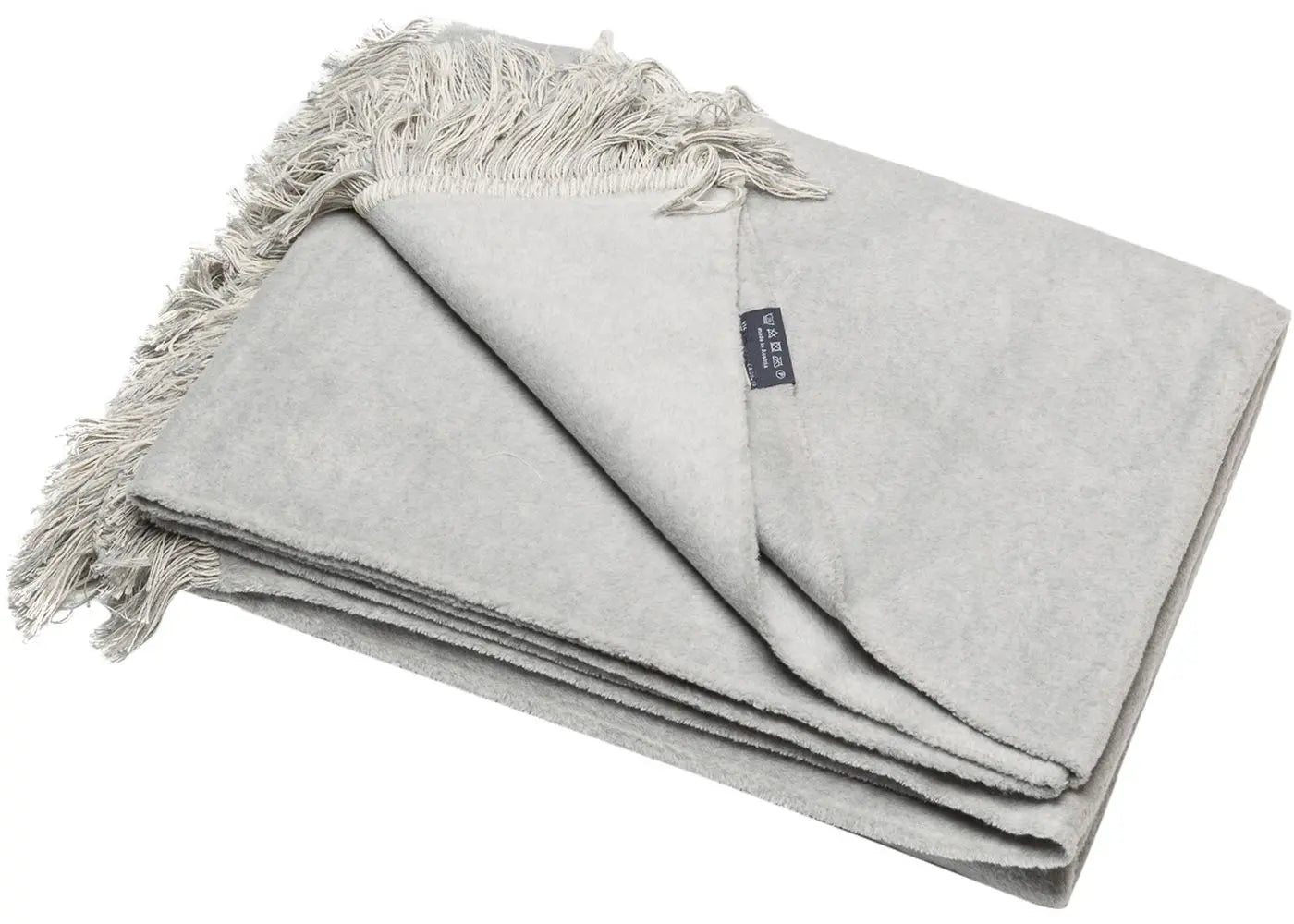 DAVID FUSSENEGGER BLANKET VIENNA WITH FRINGES (Available in 3 Colors)