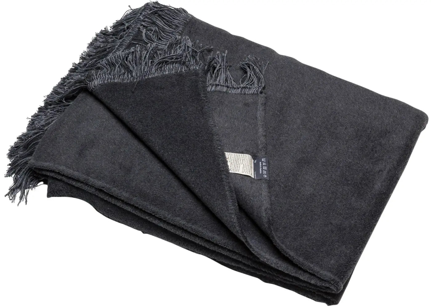 DAVID FUSSENEGGER BLANKET VIENNA WITH FRINGES (Available in 3 Colors)