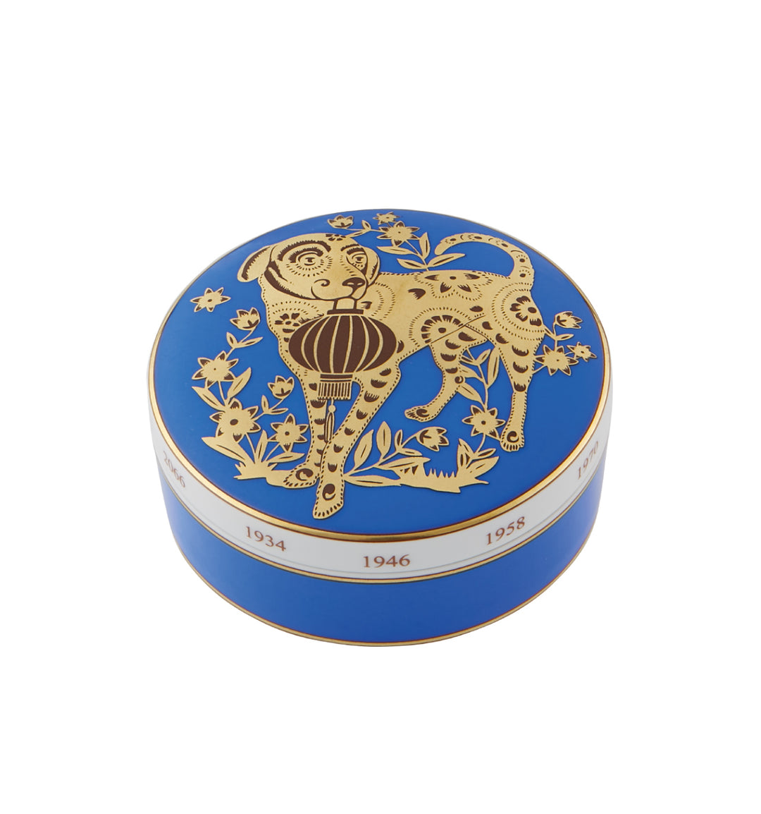 BOX PORCELAIN DOG #72623