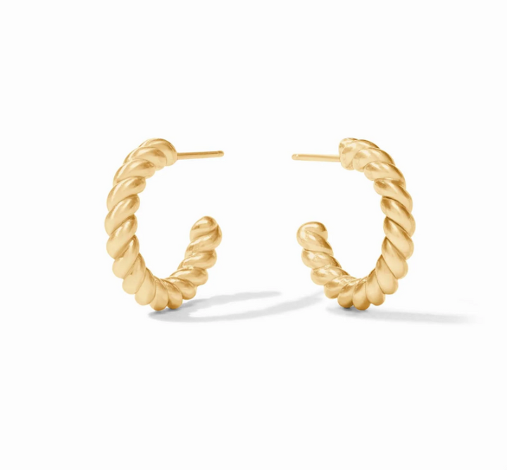 EARRING HOOP NASSAU ROPE SMALL #72637
